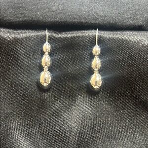 Elegant Silver Drop Earrings